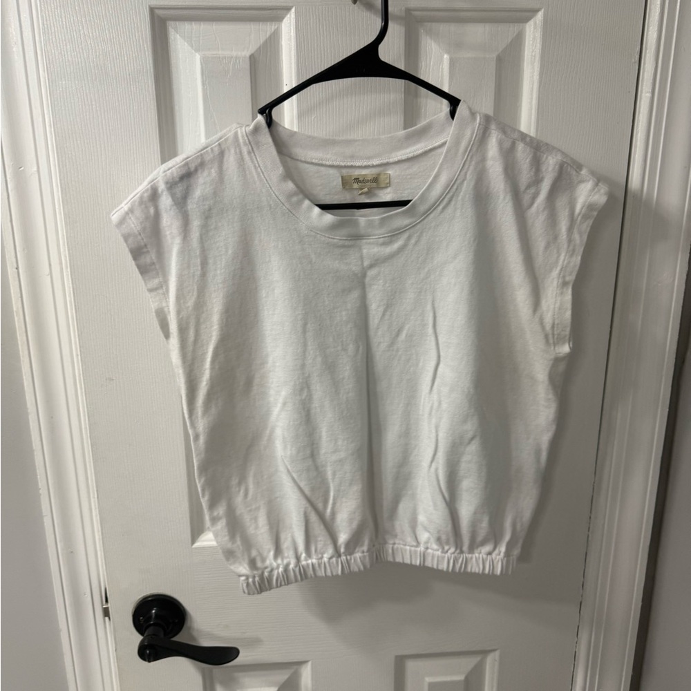 Madewell white plain shirt size extra small